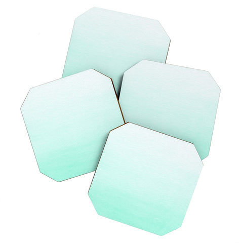 Social Proper Mint Ombre Coaster Set