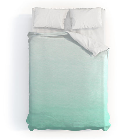 Social Proper Mint Ombre Duvet Cover