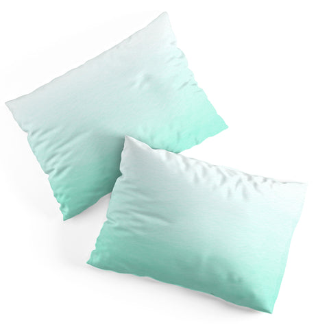 Social Proper Mint Ombre Pillow Shams