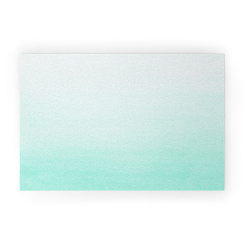 Social Proper Mint Ombre Welcome Mat