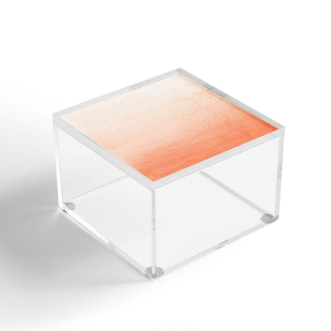 Social Proper Peach Ombre Acrylic Box