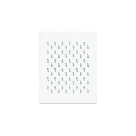 Social Proper Polka Paisley Art Print