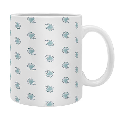 Social Proper Polka Paisley Coffee Mug