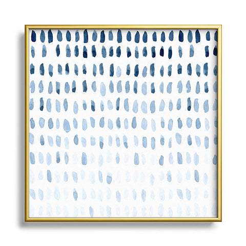 Social Proper Proof Of Life Metal Square Framed Art Print