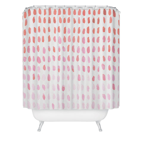 Social Proper Proof of Life Rose Shower Curtain