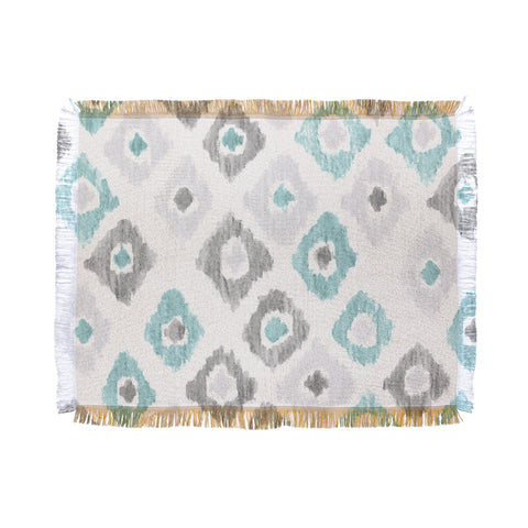 Social Proper Quiet Ikat Throw Blanket