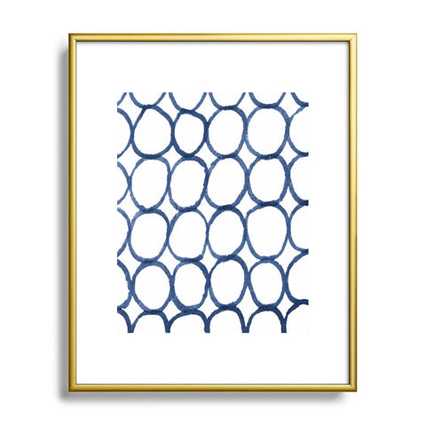 Social Proper Ringful Metal Framed Art Print