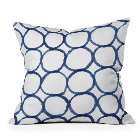 Social Proper Ringful Throw Pillow