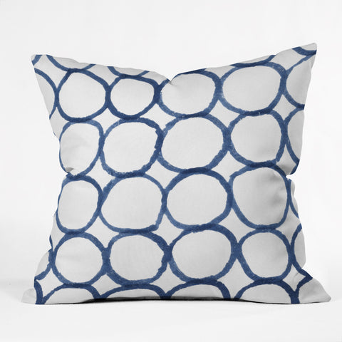 Social Proper Ringful Outdoor Throw Pillow