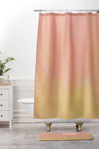 Social Proper Rise Shower Curtain And Mat