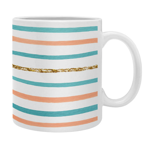 Social Proper Sparkle Stripe Coffee Mug