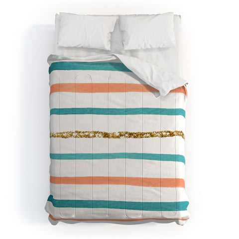 Social Proper Sparkle Stripe Comforter