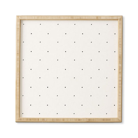 Social Proper Tiny Dot Framed Wall Art