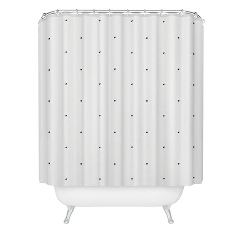 Social Proper Tiny Dot Shower Curtain