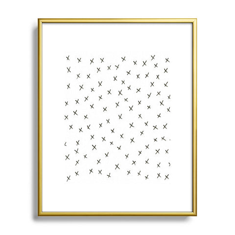 Social Proper Treasure Map Metal Framed Art Print