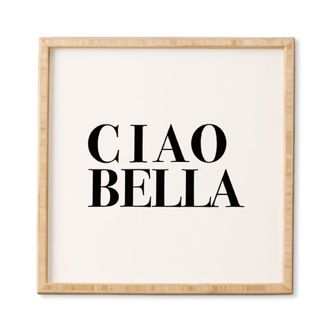 socoart Ciao Bella Framed Wall Art