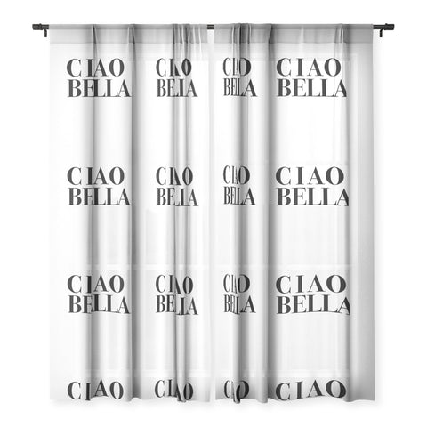 socoart Ciao Bella Sheer Window Curtain