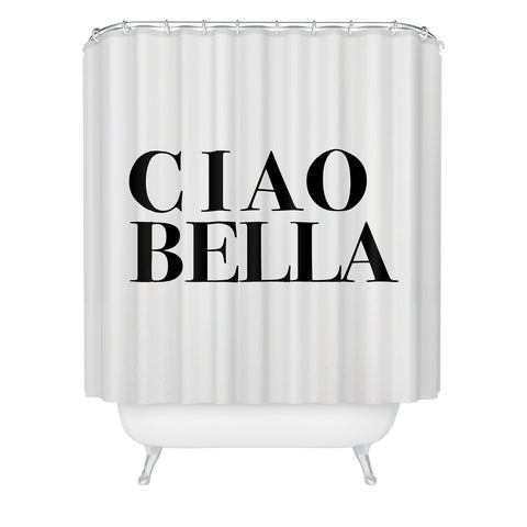 socoart Ciao Bella Shower Curtain