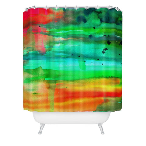 Sophia Buddenhagen A Colorful Spot Shower Curtain
