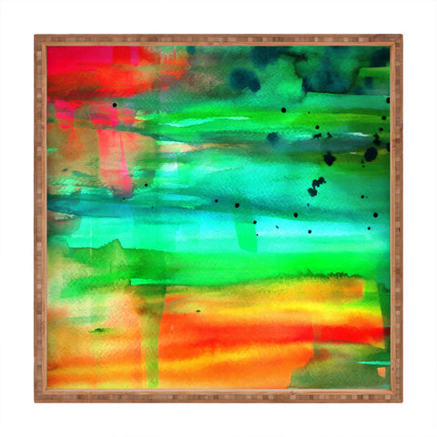 Sophia Buddenhagen A Colorful Spot Square Tray