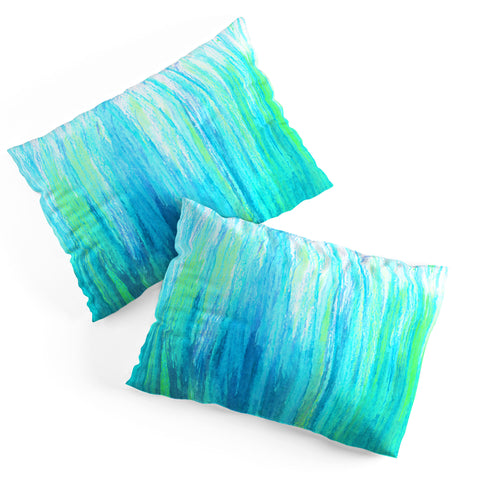Sophia Buddenhagen Aqua Stream Pillow Shams