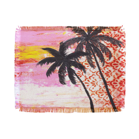 Sophia Buddenhagen Bali Sunset Throw Blanket