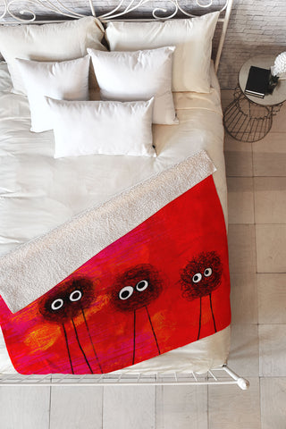 Sophia Buddenhagen Bed Woolies Fleece Throw Blanket