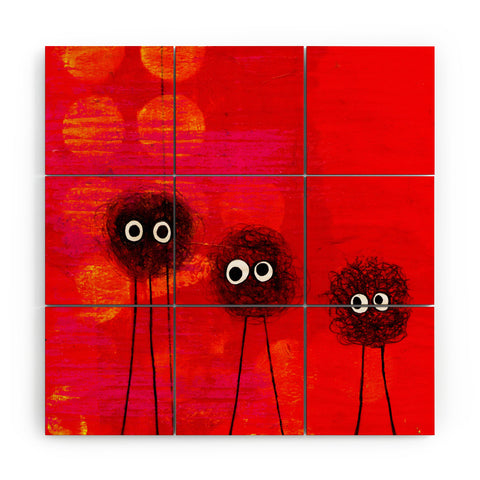 Sophia Buddenhagen Bed Woolies Wood Wall Mural