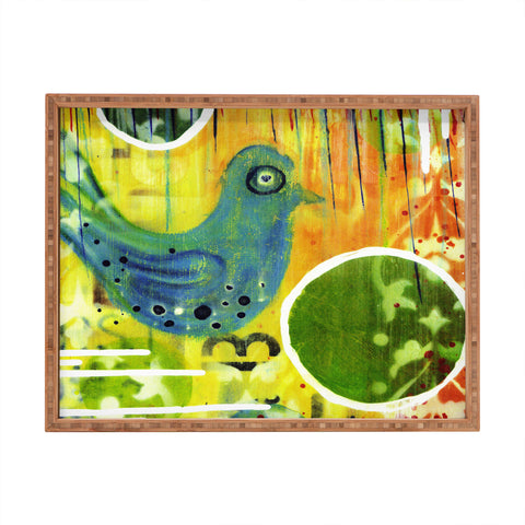 Sophia Buddenhagen Blue Bird Rectangular Tray