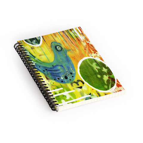 Sophia Buddenhagen Blue Bird Spiral Notebook