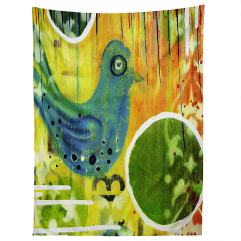 Sophia Buddenhagen Blue Bird Tapestry