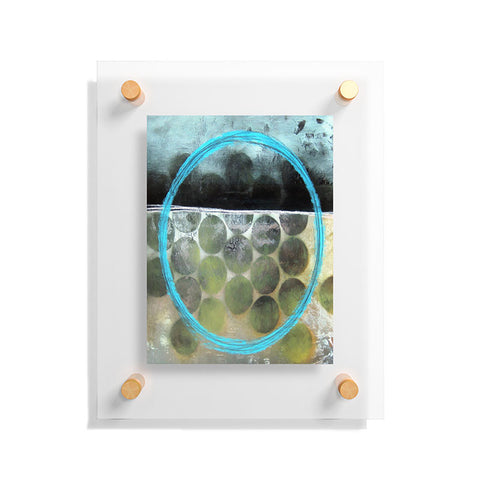 Sophia Buddenhagen Blue Circle Floating Acrylic Print