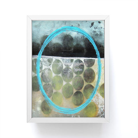 Sophia Buddenhagen Blue Circle Framed Mini Art Print