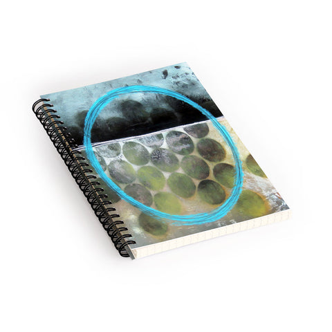 Sophia Buddenhagen Blue Circle Spiral Notebook
