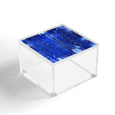 Sophia Buddenhagen Blue Numbers Acrylic Box