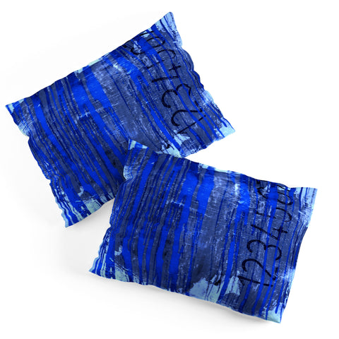 Sophia Buddenhagen Blue Numbers Pillow Shams