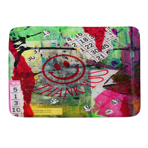 Sophia Buddenhagen Bright Bingo 1 Memory Foam Bath Mat