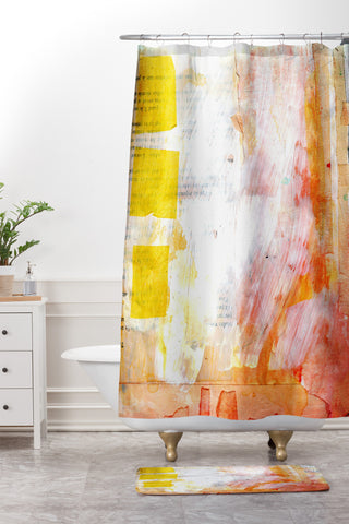 Sophia Buddenhagen Bright Book Shower Curtain And Mat