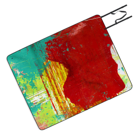 Sophia Buddenhagen Bright Red 1 Picnic Blanket