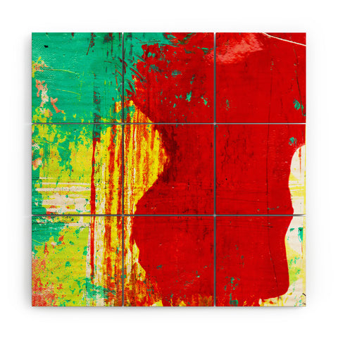 Sophia Buddenhagen Bright Red 1 Wood Wall Mural