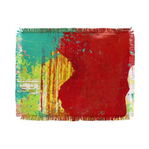Sophia Buddenhagen Bright Red 1 Throw Blanket