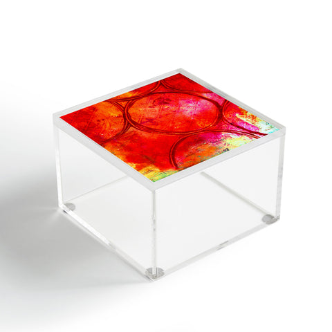 Sophia Buddenhagen Bright Red Circles Acrylic Box