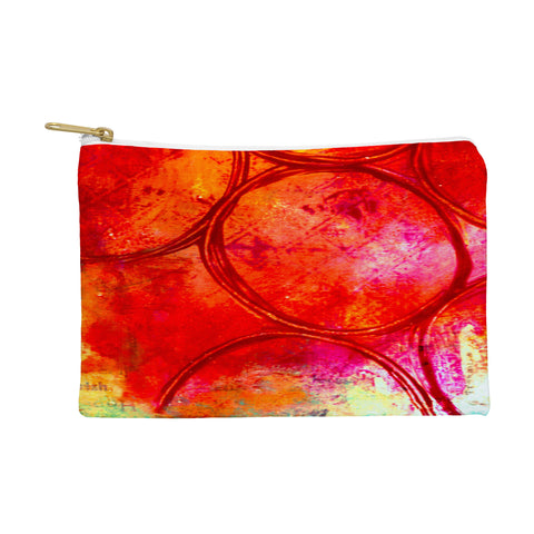 Sophia Buddenhagen Bright Red Circles Pouch