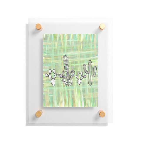 Sophia Buddenhagen Cactus Friends Floating Acrylic Print
