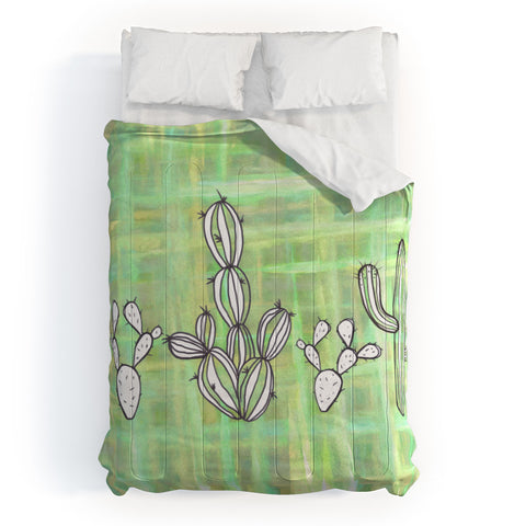 Sophia Buddenhagen Cactus Friends Comforter