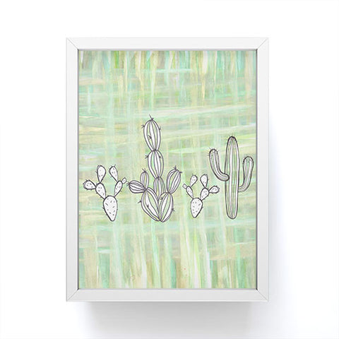Sophia Buddenhagen Cactus Friends Framed Mini Art Print