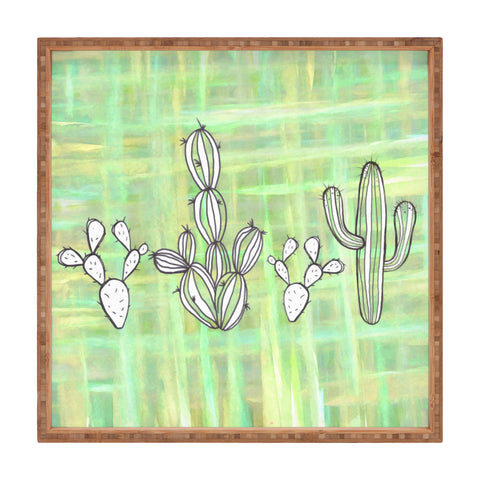 Sophia Buddenhagen Cactus Friends Square Tray