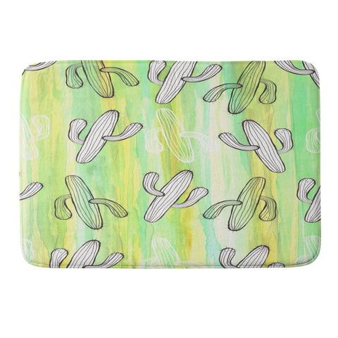 Sophia Buddenhagen Cactus Mix Memory Foam Bath Mat