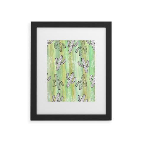 Sophia Buddenhagen Cactus Mix Framed Art Print