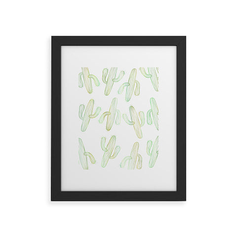Sophia Buddenhagen Cactus Party Framed Art Print